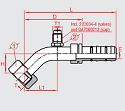 E-Z Rohranschl. 45°,LP,ÜM,OR,FV